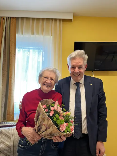Blumen für Marianne Feigl von Hermann Hauer. | Foto: privat