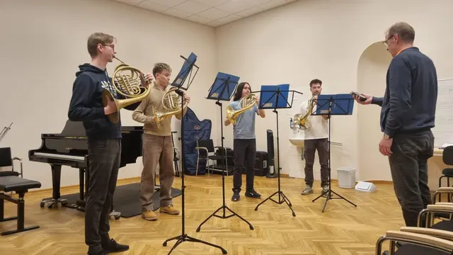 Hornquartett: Die Daltons | Foto: Musikschule Staatz