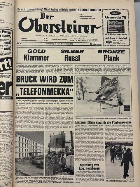 Der Obersteirer, Ausgabe vom 7. Februar 1976. | Foto: MeinBezirk