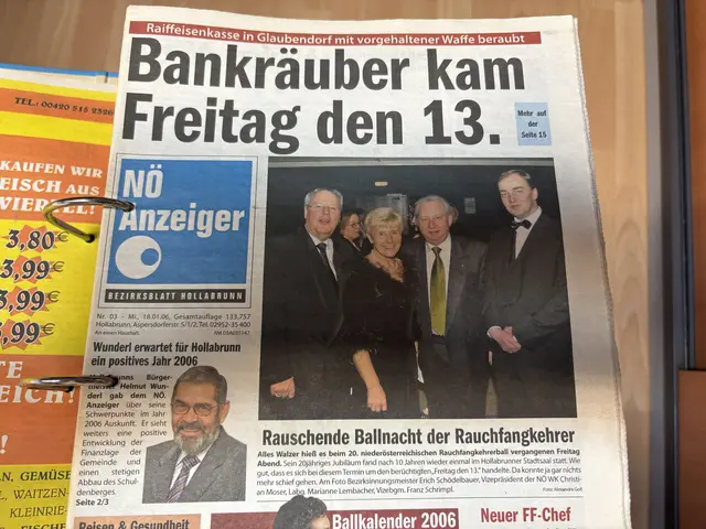 Die Schlagzeile des Bankraubs von Glaubendorf am 18.1.2006. | Foto: MeinBezirk
