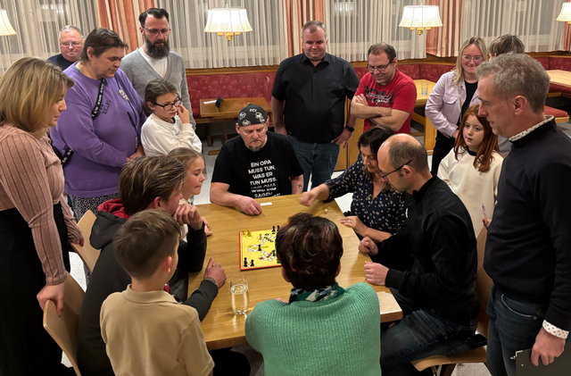 Spannung pur, aber auch Spaß beim ersten Mensch ärgere dich nicht Turnier in Pölfing Brunn | Foto: SPÖ Pölfing Brunn