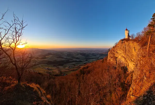 Urlingerwarte am Blassenstein bei Scheibbs zu Sonnenuntergang | Foto: Christian Hahn