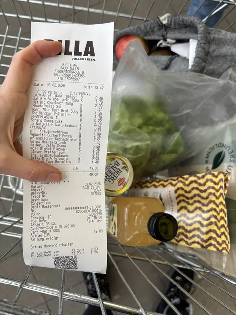 MeinBezirk hat sich mit einer Einkaufsliste auf den Weg in den Supermarkt gemacht, um herauszufinden, was die Steuersenkung bringt. | Foto: Victoria Edlinger