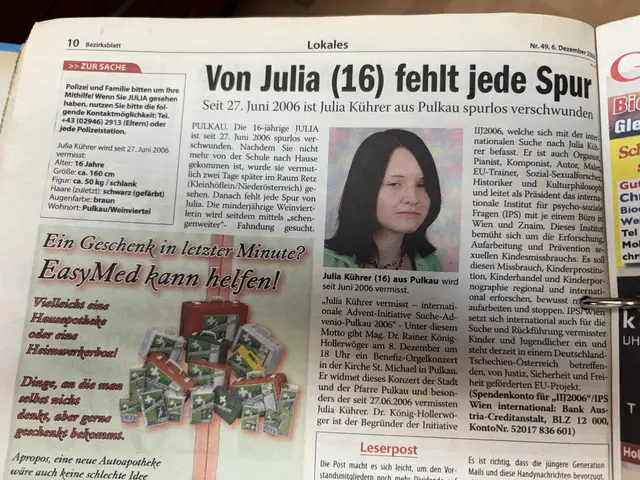 6.12.2006: Die Bezirksblätter berichteten immer wieder über den Vermisstenfall Julia Kührer aus Pulkau. | Foto: MeinBezirk