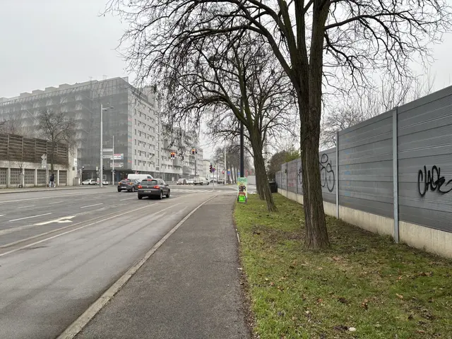 Die Errichtung einer zusätzlichen Haltestelle scheitert am Radweg. | Foto: Matthias Pandrea/Mein Bezirk