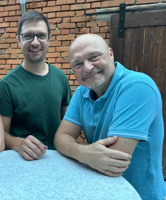 Bernhard Oppl und Alex Bechtloff. | Foto: kai