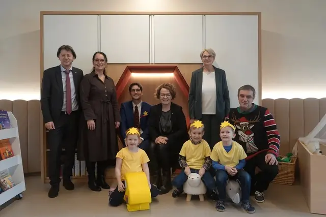 "Perfekte Betreuung": In der Bezirkshauptstadt Scheibbs wurde der rundum erneuerte Kindergarten Ende Dezember 2025 eröffnet. | Foto: Stadtgemeinde Scheibbs