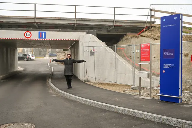 Die Durchfahrt wurde verbreitert | Foto: Gemeinde Gumpoldkirchen/Pohl