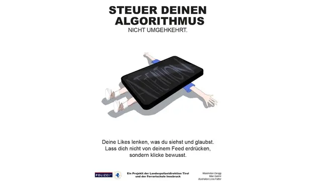 „Safer Internet“: ein Projekt der  Landespolizeidirektion Tirol (Landeskriminalamt, Bereich Kriminalprävention) mit Tirols Schulen | Foto: LPD Tirol/ Stephan Huter