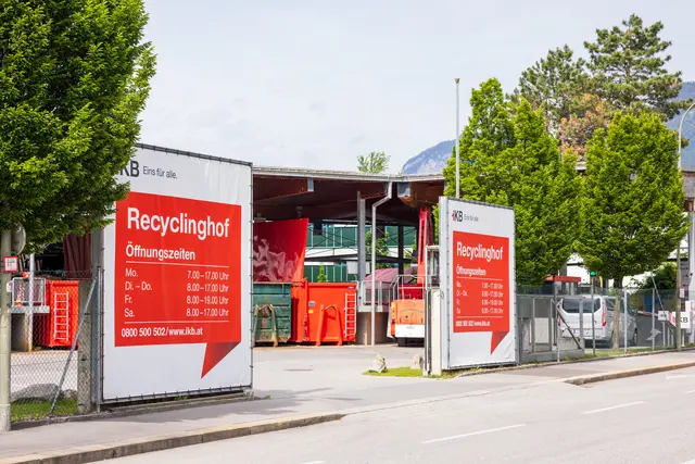 Ab 1. Februar verpflichtend: Digitales Zutrittssystem beim Recyclinghof. | Foto: IKB