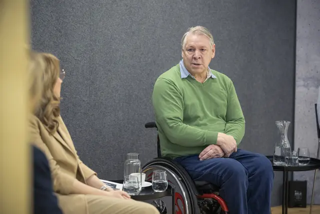 Bernold Dörrer verwies darauf, dass Barrierefreiheit bereits mit der Gästeinformation vor Urlaubsantritt beginnt. | Foto: Franz Oss