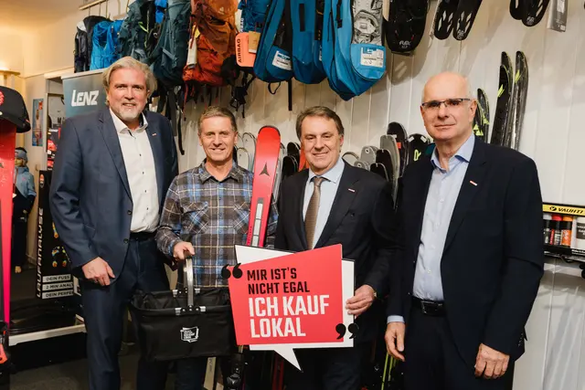 Markus Leopold, Norbert Strametz, Wolfgang Ecker und Andreas Auer. | Foto: David Pomberger