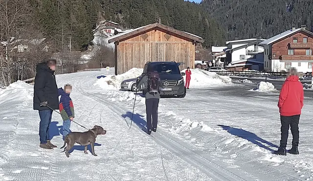 Familien, Spaziergänger, Langläufer und Hunde - das birgt Konfliktpotential! | Foto: TBW Est. Stubai