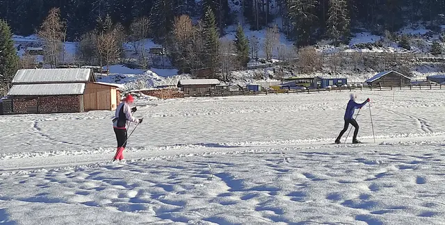 Langläufer sind schon zahlreich unterwegs | Foto: TBW Est. Stubai