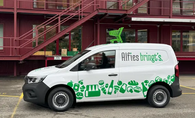 Alfies war bisher an den Standorten Wien, Graz und Zürich im Einsatz. Nun wird das Liefergebiet in der Steiermark und in Niederösterreich deutlich ausgeweitet.  | Foto: zimmermann communications