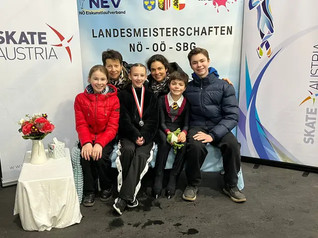 Raphaela Aschl, Trainerin Ursula Koll, Aileen Huemer, Trainerin Claudia Aschl, Christopher Aschl und Jonathan Aschl (v.l.).

 | Foto: EKV