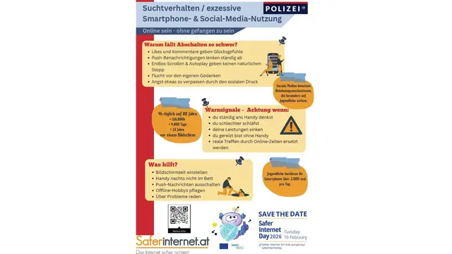 „Safer Internet“: ein Projekt der  Landespolizeidirektion Tirol (Landeskriminalamt, Bereich Kriminalprävention) mit Tirols Schulen | Foto: LPD Tirol/ Stephan Huter