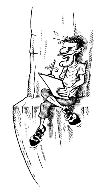 Karikatur Erbse | Foto: Erbse