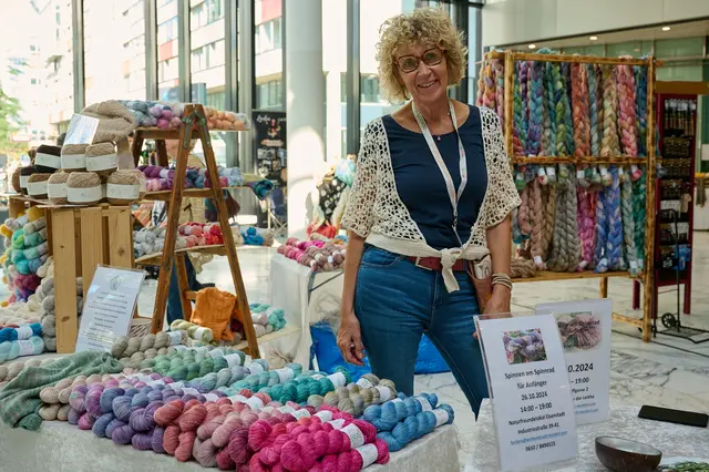 Wolle, so weit das Auge reicht. Am 7. und 8. März findet wieder der Wollmarkt "Wollträume Wien" statt. | Foto: Ursula Schmitz