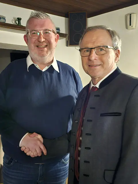 Ortsparteiobmann Harald Frauscher und Bezirksparteiobmann Wolfgang Klinger. | Foto: FPÖ GR/EF