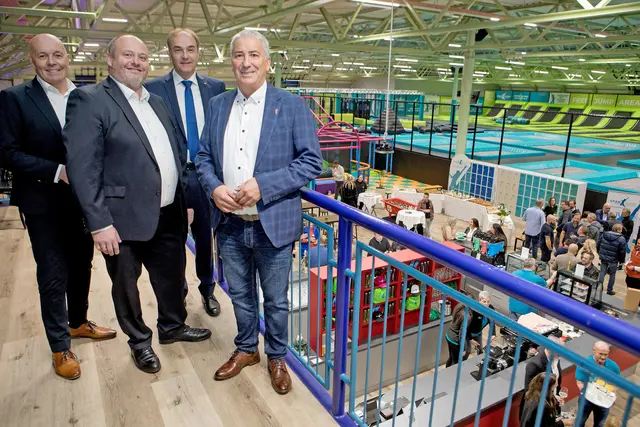 Im November 2024 wurde die Trampolinhalle StarJump im Messezentrum eröffnet. Nun erweisen sich die Investitionen zum Zankapfel zwischen den Stadtpolitikern.  | Foto: LMS