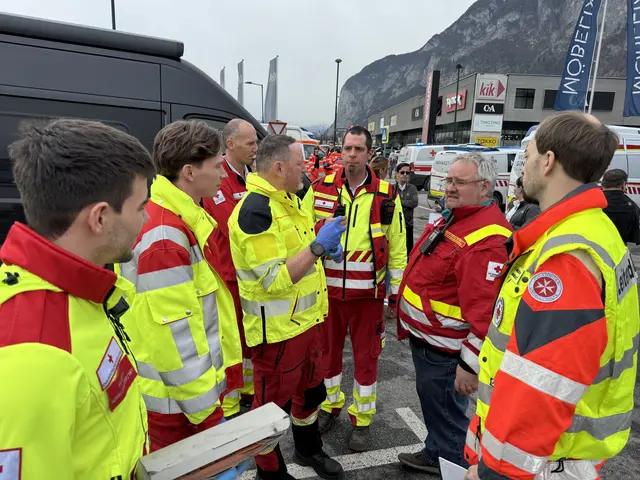 Großeinsatz in Völs: Fastfoodlokal wurde evakuiert. | Foto: RKI