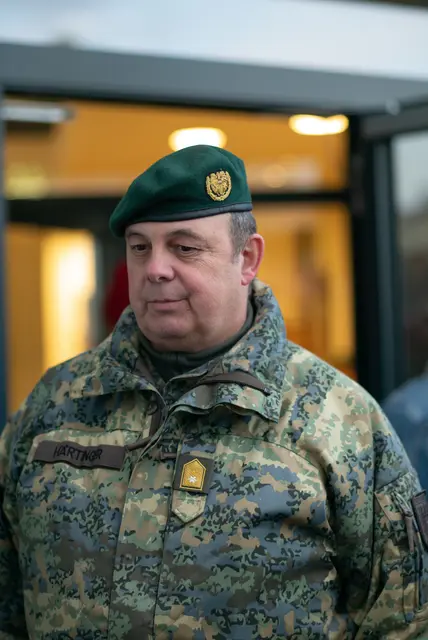 Niederösterreichs Militärkommandant Brigadier Georg Härtinger. | Foto: Santrucek