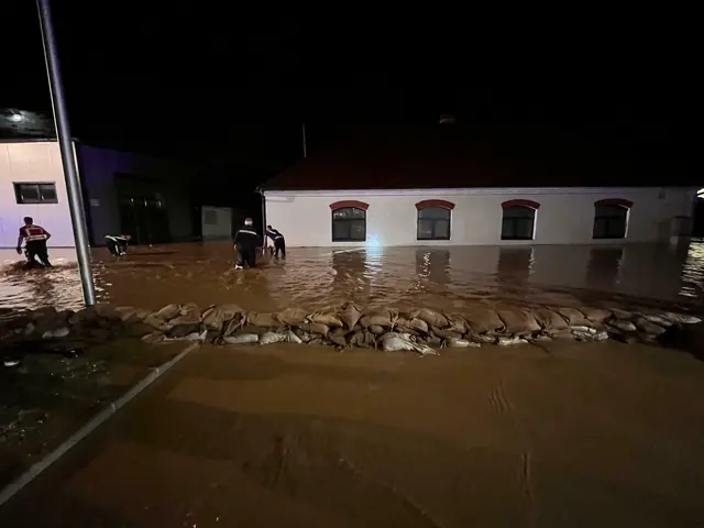 Bis unter die Fenster stand das Wasser - August 2024 | Foto: BFKDO Hollabrunn