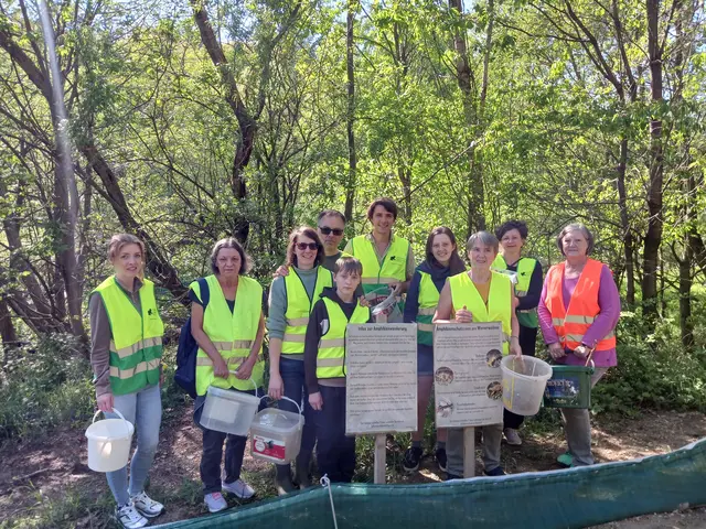 Das Team vom Wienerwaldsee, das über 1.000 Frösche und Kröten vergangenes Jahr gerettet hat | Foto: Stadtgemeinde Purkersdorf