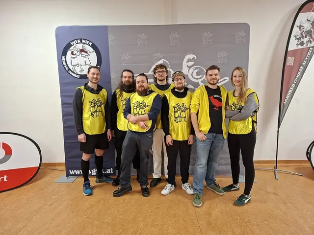 Gekämpft wurde mit gepolsterten Waffen nach dem Regelwerk der Soft Armored Fighting European Federation. | Foto: VgVK Wien
