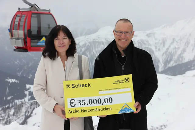 Birgit Weber und Horst Szeli (Arche Herzensbrücken). | Foto: Schwarz