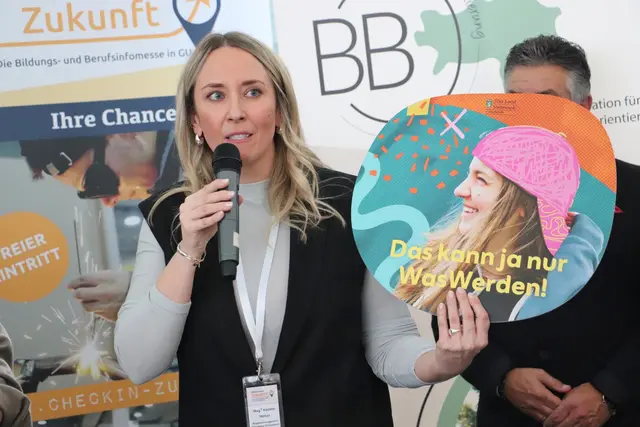 Kerstin Weber von der Geschäftsführung Regionalamangement Steirischer Zentralraum organisierte mit ihrem Team die Messe | Foto: Edith Ertl