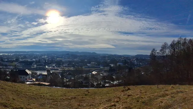 Der Ausblick auf meine schöne Heimatstadt Vöcklabruck.
...darum heißt es "KLEIN HOLLYWOOD"...
