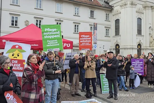 Pflege-Demo, Graz