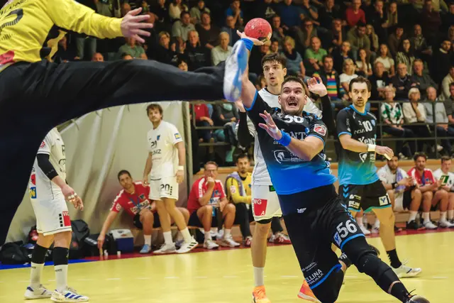 Kristian Beciri und sein Team lieferten sich mit Krems ein Duell auf Augenhöhe. | Foto: HSG Xentis Lipizzanerheimat