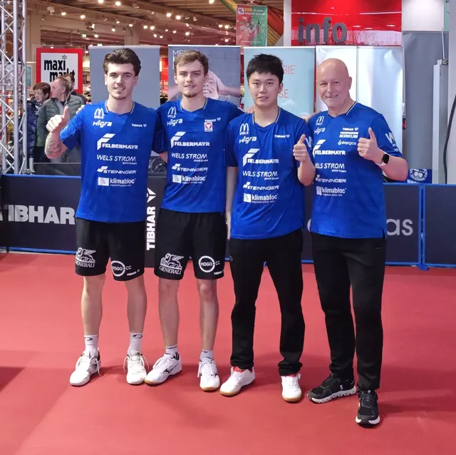 Publikumsnahe präsentierte sich das Bundesliga-Spiel SPG Felbermayr gegen UTTC Sparkasse Salzburg, bei dem die Welser siegten. | Foto: SPG Felbermayr