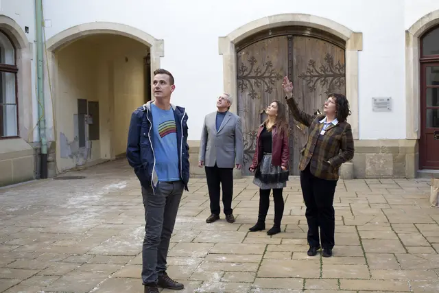 Auf Endteckungstour in Korneuburg und Stockerau mit Kulturvermittlerin Maria Andrea Riedler. | Foto: Weinviertel Tourismus