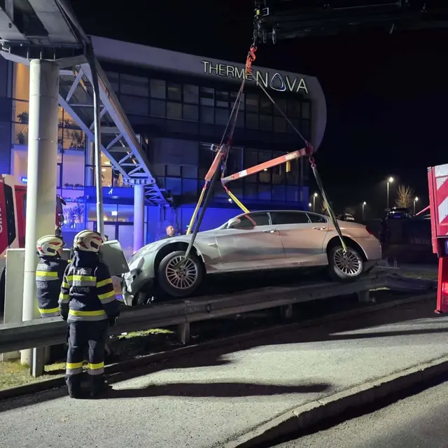 In unmittelbarer Nähe der Therme Nova geschah der Verkehrsunfall. | Foto: FF Köflach