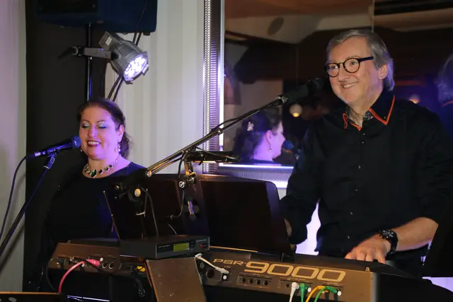 das Duo Peter und Petra, sie sorgten für eins volle Tanzfläche 