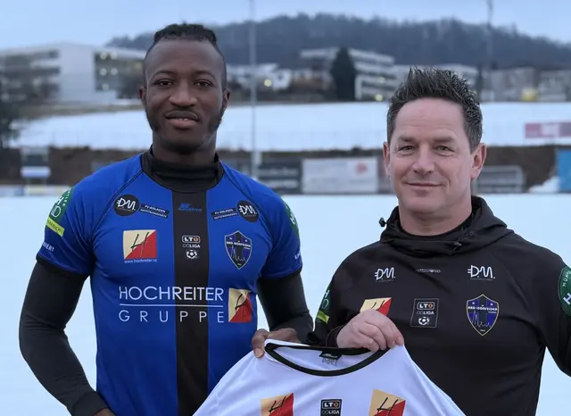 Chinonso Emmanuel Eziekwe (l.) schließt sich der SU Vortuna Bad Leonfelden an und bleibt zumindest bis Sommer 2026 in der Kurstadt. | Foto: SU Vortuna Bad Leonfelden