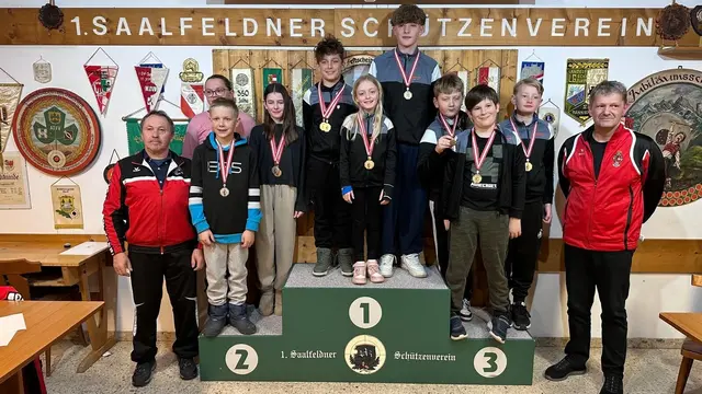 Siegerehrung Jugend I Mannschaft | Foto: Salzburger Sportschützenverband