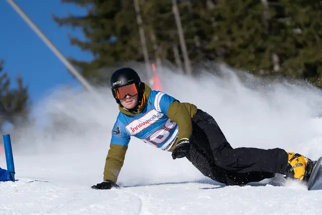 Seit zwei Jahren dominiert Mario Bäck – Zimmermann aus Arnreit - die Race-Snowboardszene in Oberösterreich.  | Foto: SBC Böhmerwald