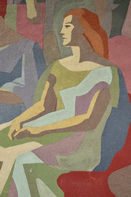 Aufmerksame Zuhörerin: Detail aus "Liederabend" von Maria Sturm. | Foto: Hans-Peter Kriener