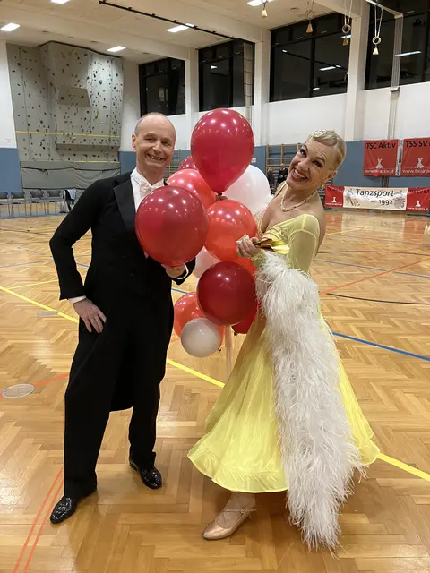 Harald Ebner und Martina Gansterer nach ihrem Sieg bei der Weiner LM. | Foto: Catharina Malek