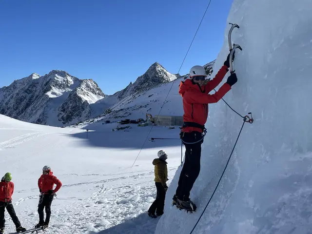 Kathi Schönherr bei der Eisübung. | Foto: Kainz