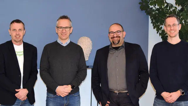 Von links: Markus Manz (SCCH), Andreas Schachl (RAS), Hans-Peter Kranewitter (RAS) und Rick Rabiser (SCCH). | Foto: SCCH