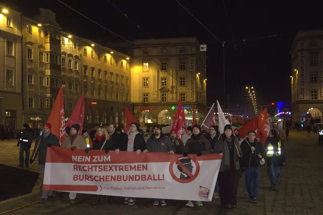 Die Demonstration wird seit 2013 vom Bündnis "Linz gegen Rechts" organisiert. | Foto: Linz gegen Rechts