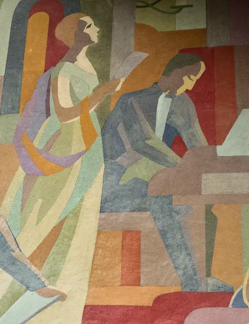 Die Gesangssolistin und ihr Begleiter am Klavier: Ausschnitt aus "Liederabend" von Maria Sturm. | Foto: Hans-Peter Kriener