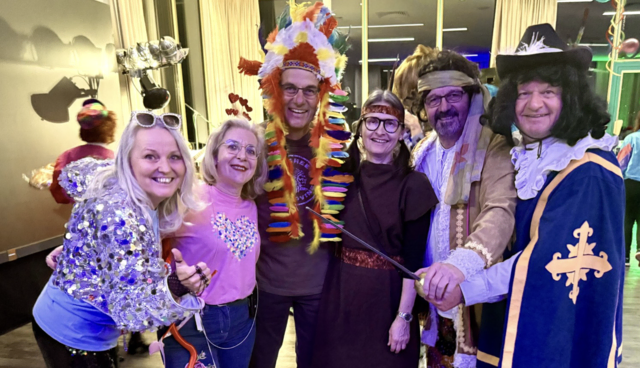 Stadträtin Maria van Dyck, Gemeinderätin Sabine Englmaier, Bezirkshauptmann Stefan und Heidi Grusch, Bürgermeister Gerhard Lentschig und Herbert Gschweidl. | Foto: Privat
