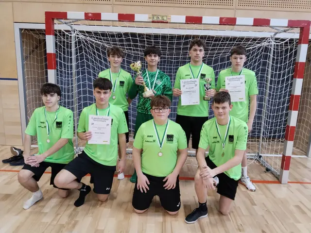 Die PTS Kalsdorf holte sich den Landessieg im Poly Cup Futsal Turnier und stellte den Torschützenkönig.  | Foto: privat